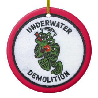 Underwater Demolition Christmas Ornament