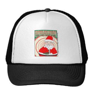 Candies and Cookies Funny Christmas Santa Mesh Hat