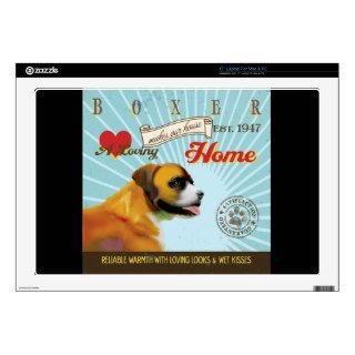 A Loving Boxer Makes Our House Home Decals For Laptops