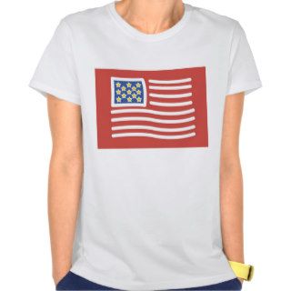 Cute Trendy Abstract American Flag Tees