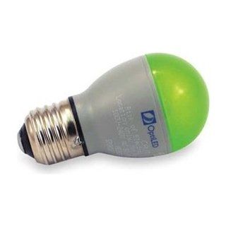 LED Light Bulb, A13, 515 535nm, Green, PK10   Led Household Light Bulbs  