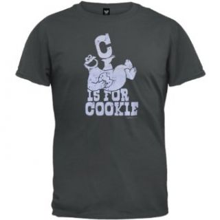Sesame Street   C Is For Cookie T Shirt Clothing