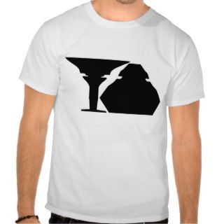 Glass and seagull illusion T Shirt