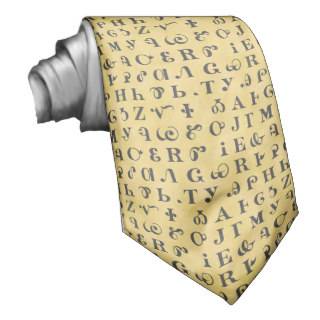 Cherokee Syllabary Necktie