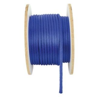 Crown Bolt 1/2 in. x 250 ft. Solid Braid Polypropylene Rope in Blue 64700.0
