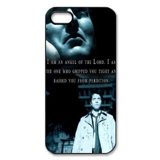 Personalized Castiel Supernatural Hard Case for Apple iphone 5/5s case AA522 Cell Phones & Accessories