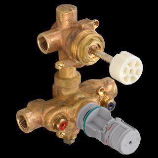American Standard R522 1/2 Inch 2 Handle Shower Theromstat Rough Valve with Built In 2 Way Diverter   Pipe Fittings  