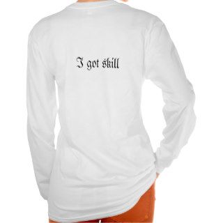 It takes skill to trip on flat surfaces tees