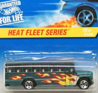 Hot Wheels School Bus 1997 Heat Fleet Series #538 7 Spoke Wheels[toy] Toys & Games