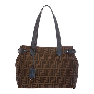 Fendi '8BH266 00Q0M F0G85' Medium Zucca Shoulder Bag Fendi Designer Handbags