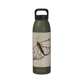 Vintage Garden Butterfly Reusable Water Bottle
