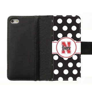 Playcase leather phone case Best Fashion NEW Custom Case,NCAA Nebraska Cornhuskers Apple iPhone 5 5s Case Cover Protector Apple iPhone 5 5s ,perfect Gift Idea Cell Phones & Accessories