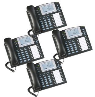 Bundle of 4 Grandstream GXP2100 4 line Desktop HD Telephone  Voip Telephones  Electronics