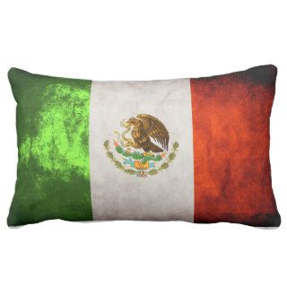 Mexican Flag American MoJo Pillow
