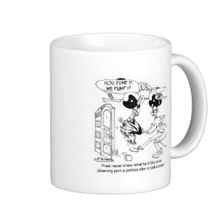 Port a Potty After A Rock Concert Coffee Mugs