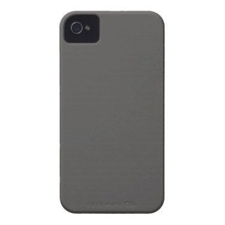 Charcoal Gray iPhone 4 Custom Case Mate ID iPhone 4 Covers