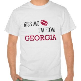 Kiss Me I'm GEORGIA T shirt