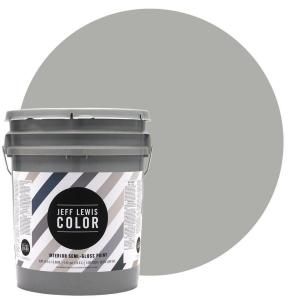 Jeff Lewis Color 5 gal. #JLC413 Dusk Quarter Gloss Ultra Low VOC Interior Paint 305413