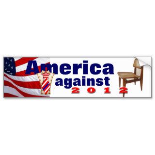 America against Empty Chair Bumper Sticker