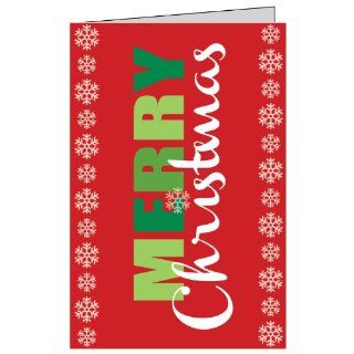 Jillson Roberts Bulk Recycled Christmas Self Adhesive Gift Tags, Merry Christmas, 100 Count (BXTA526)  Printer And Copier Paper 
