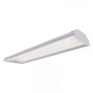 US Energy Sciences MHN 043204 EAH 4 Lamp T8 Narrow High Bay Linear Fluorescent Light Fixture with 95% Mirror MIRO4 Reflector   Fluorescent Tubes  