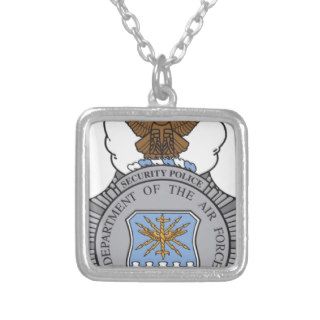 United States Air Force Security Forces Badge Necklace