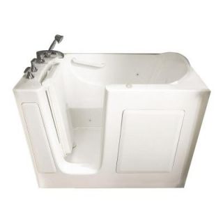 American Standard 4.25 ft. Left Hand Drain Walk In Whirlpool Tub in White 3151.201.WLW