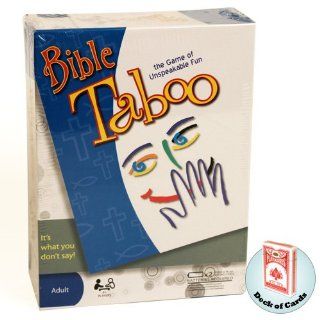 Bible Taboo w/ Free Deck of Standard Playing Cards Toys & Games