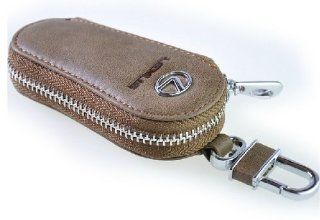 genuine Leather Car Key Bag for Lexus Key Cover Case Keybag Key Brown Color Type 7  Key Tags And Chains 
