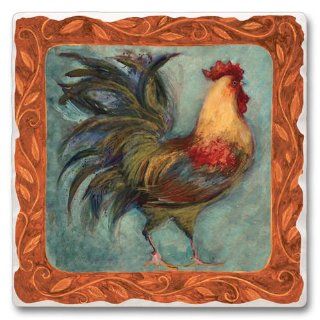 Stone Trivet   French Country Rooster Trivet Kitchen & Dining