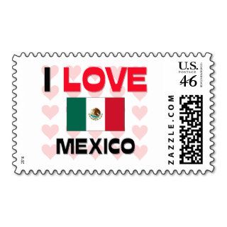 I Love Mexico Stamps