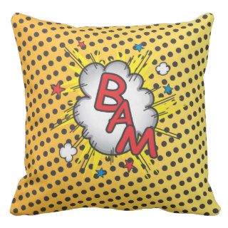 Comic Book Bang, Bam Pillow