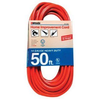 Woods Wire   Outdoor Round Vinyl Extension Cords 12/3 25' Outdr Ext Cord 860 528   12/3 25' outdr ext cord Electronics