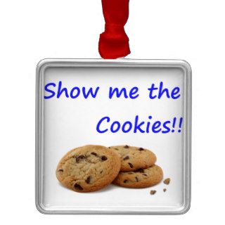 Show me the cookies christmas ornaments