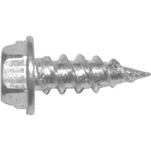 Drive Straight #8 x 1/2 in. 1 lb. Coarse Zinc Plated Steel Washer Head Hex Self Piercing Screws (320 Pack) 50248