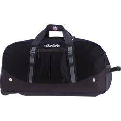 Men's NFL Luggage Wheeling Packaged Duffel 35in Baltimore Ravens/Black NFL Luggage Rolling Duffels