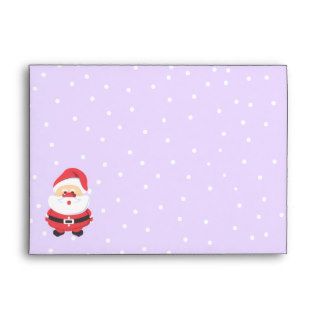 Cute Santa Claus Christmas Envelope