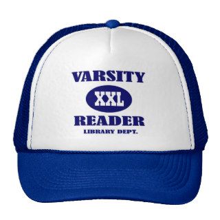Funny Varsity Reader Hat Library Dept Gift