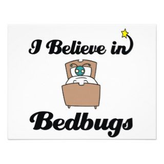 i believe in bedbugs personalized invite