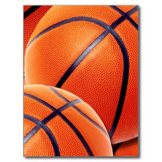 Basketballs Post Cards