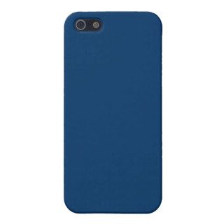 Solid Color 003366 Dark Blue Background Template iPhone 5 Case
