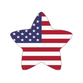 United States/American Flag, USA/US Star Stickers