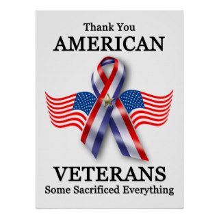 American Veterans Some Sacrificed Everything Poster