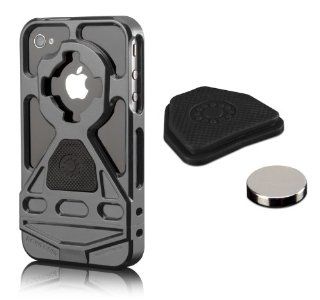 RokForm Combo Kit Rokbed 300405 V.3 Case Mounting System with Car Mount   Gun Metal and 330299 v3 Magnet Kit with Magnet and Anti Slip Insert   Mount for iPhone 4 and 4s Cell Phones & Accessories