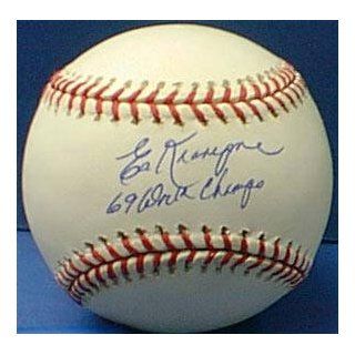 Ed Kranepool Autographed Baseball  Sports & Outdoors
