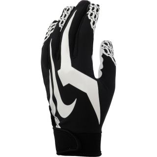 NIKE Mens Torque Football Gloves   Size Xl, Black/white