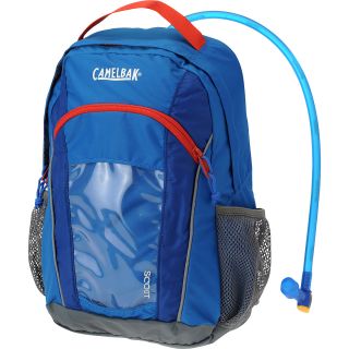 CAMELBAK Youth Scout Hydration Pack   50 Ounces   Size 1.5 Liter, Red/blue
