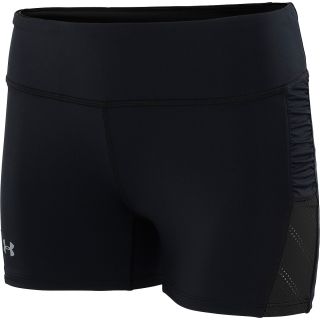UNDER ARMOUR Womens ArmourVent 3 Shorts   Size Small, Black/reflective