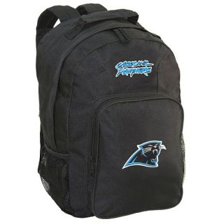 Concept One Carolina Panthers Southpaw Heavy Duty Logo Applique Black Backpack