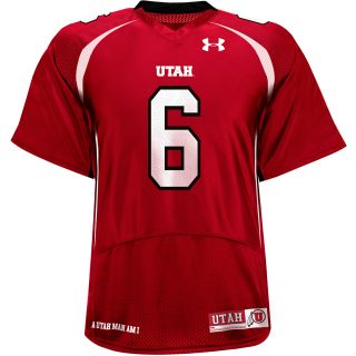 UNDER ARMOUR Youth Utah Utes Game Replica Football Jersey   Size Large, Red